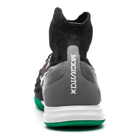 Image of Nike MagistaX Proximo II DF IC Soccer Shoes Black Green White CoolGrey - KicksNatics