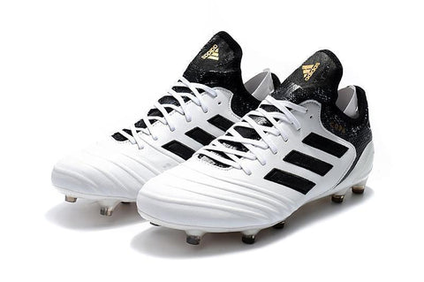Image of Adidas Copa 17.1 FG Soccer Cleats White Black - KicksNatics