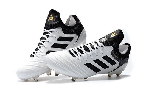 Image of Adidas Copa 17.1 FG Soccer Cleats White Black - KicksNatics