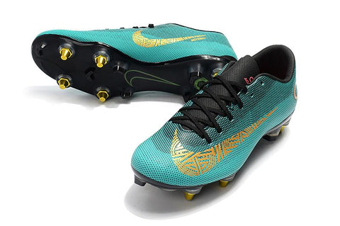 Image of Nike Mercurial Vapor XII PRO SG Blue Gold - KicksNatics
