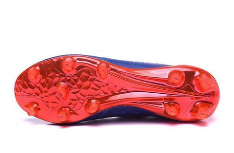 Image of Adidas X 16+ Purechaos FG/AG Soccer Cleats All Blue Solar Red - KicksNatics
