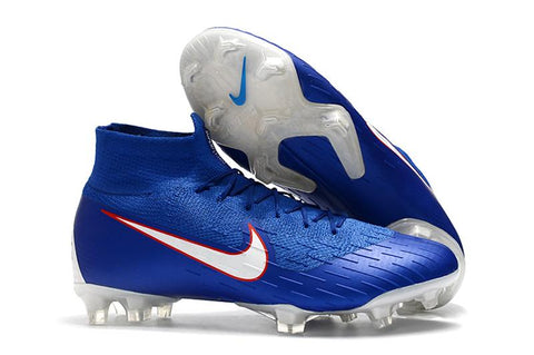 Image of NIKE Mercurial Superfly VI 360 Elite FG Blue White Orange Lining - KicksNatics