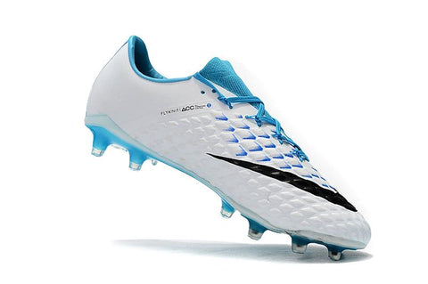 Image of NIke Hypervenom Phantom III DF FG White Light Blue - KicksNatics