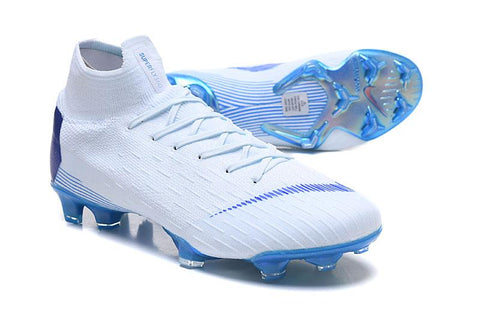 Image of NIKE Mercurial Superfly VI 360 Elite FG Light Blue - KicksNatics