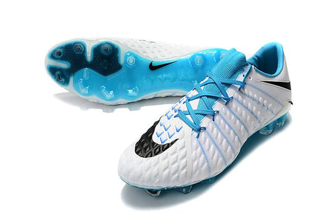 Image of NIke Hypervenom Phantom III DF FG White Light Blue - KicksNatics
