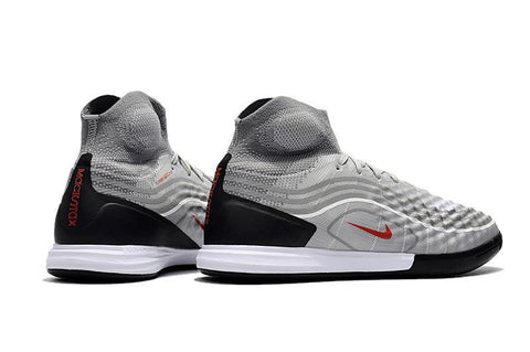 Image of Nike MagistaX Proximo II IC Soccer Shoes Cool Grey Varsity Red Black - KicksNatics