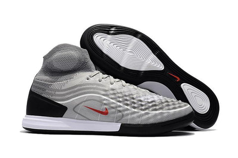 Image of Nike MagistaX Proximo II IC Soccer Shoes Cool Grey Varsity Red Black - KicksNatics