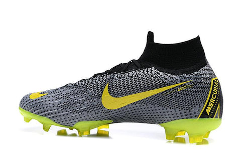 Image of NIKE Mercurial Superfly VI 360 Elite FG Grey Yellow - KicksNatics