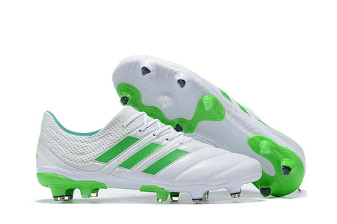 Image of Adidas Copa 19.1 FG White Green - KicksNatics