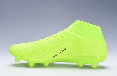 Image of ADIDAS NEMEZIZ MESSI 18+ FIRM GROUND CLEATS GREEN BLACK - KicksNatics