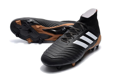 Image of Adidas Predator 18.1 FG Soccer Cleats Running White Infrared Black - KicksNatics