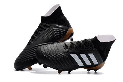 Image of Adidas Predator 18.1 FG Soccer Cleats Running White Infrared Black - KicksNatics