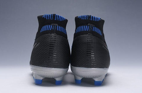 Image of Nike Phantom Vision Elite DF FG Black Silver Blue