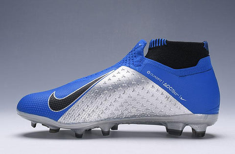 Image of Nike Phantom Vision Elite DF FG Blue Silver Black