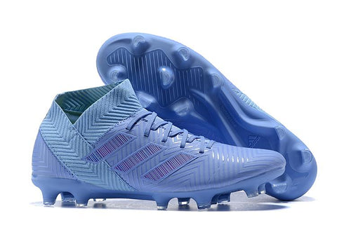 Image of adidas Nemeziz 18.1 FG Blue Black Green - KicksNatics