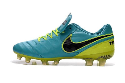Image of Nike Tiempo Legend VI FG Soccer Cleats Clear Jade Green Black - KicksNatics