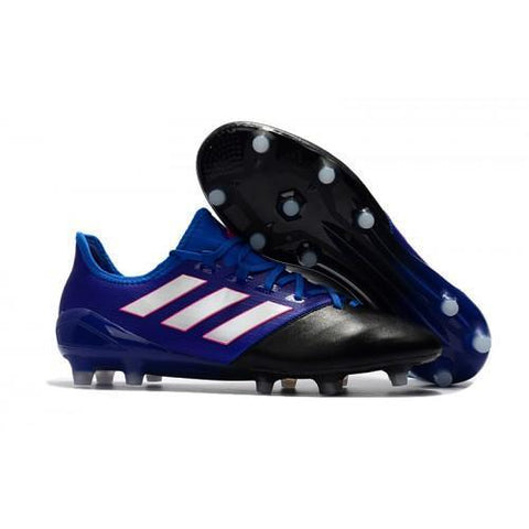 Image of Adidas ACE 17.1 Primeknit Soccer Cleats Black Blue White Pink - KicksNatics