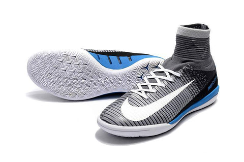 Image of Nike MercurialX Proximo II DF IC Grey Pure Platinum Laser Blue White - KicksNatics
