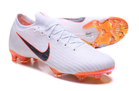 Image of Nike Mercurial Vapor XII Elite FG whitemetal greyorange - KicksNatics