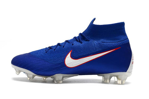 Image of NIKE Mercurial Superfly VI 360 Elite FG Blue White Orange Lining - KicksNatics
