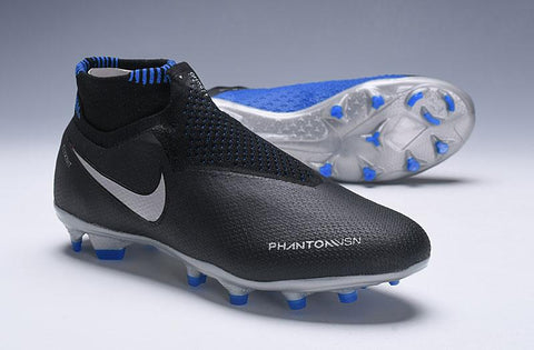 Image of Nike Phantom Vision Elite DF FG Black Silver Blue
