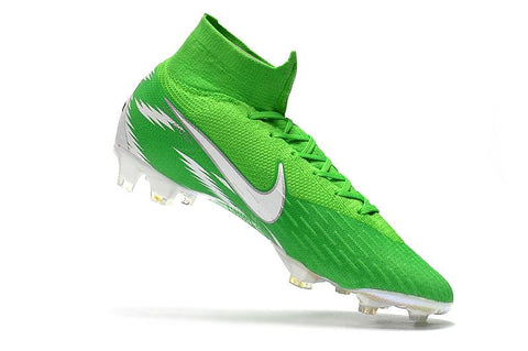 Image of NIKE Mercurial Superfly VI 360 Elite FG Green White High Cut - KicksNatics