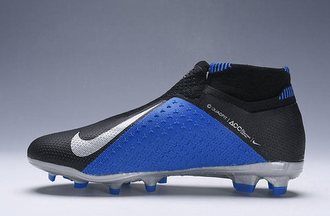 Image of Nike Phantom Vision Elite DF FG Black Silver Blue