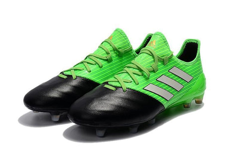 Image of Adidas ACE 17.1 Primeknit Soccer Cleats Green Black White - KicksNatics