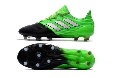 Image of Adidas ACE 17.1 Primeknit Soccer Cleats Green Black White - KicksNatics