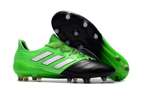 Image of Adidas ACE 17.1 Primeknit Soccer Cleats Green Black White - KicksNatics