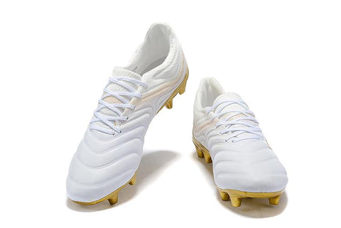 Image of Adidas Copa 19.1 FG White Gold - KicksNatics