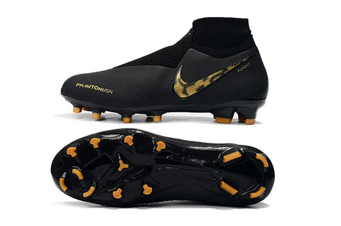 Image of Nike Phantom Vision Elite DF FG Black Gold Ghost