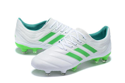 Image of Adidas Copa 19.1 FG White Green - KicksNatics