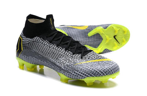 Image of NIKE Mercurial Superfly VI 360 Elite FG Grey Yellow - KicksNatics