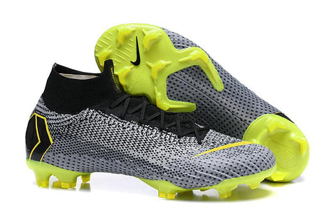 Image of NIKE Mercurial Superfly VI 360 Elite FG Grey Yellow - KicksNatics