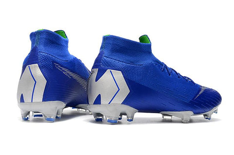 Image of NIKE Mercurial Superfly VI 360 Elite FG Blue Silver - KicksNatics