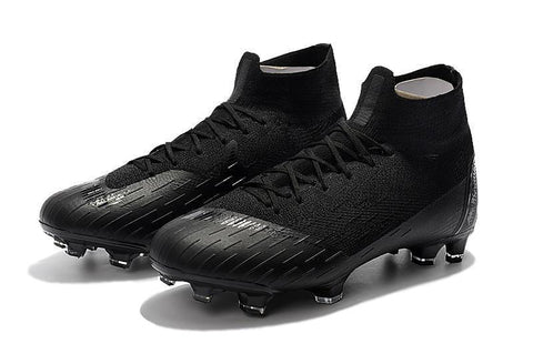 Image of Nike Mercurial Superfly VI 360 Elite FG Soccer Cleats All Black - KicksNatics