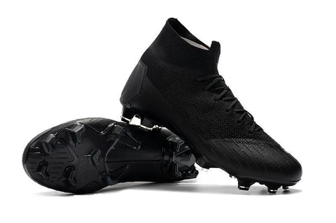Image of Nike Mercurial Superfly VI 360 Elite FG Soccer Cleats All Black - KicksNatics