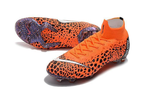 Image of Nike Mercurial Superfly VI 360 x Kim Jones FG Soccer Cleats Orange - KicksNatics