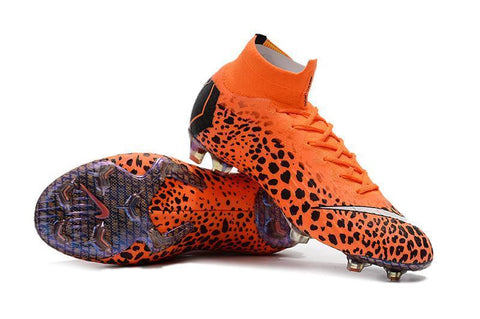 Image of Nike Mercurial Superfly VI 360 x Kim Jones FG Soccer Cleats Orange - KicksNatics