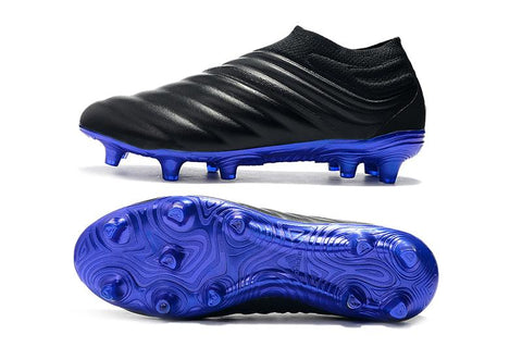 Image of Adidas Copa 19+ FG Black Blue Studs - KicksNatics