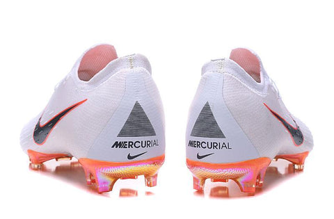 Image of Nike Mercurial Vapor XII Elite FG whitemetal greyorange - KicksNatics
