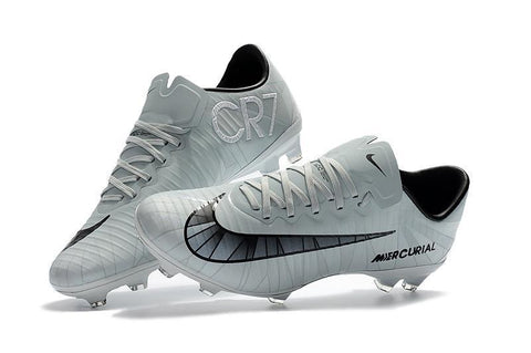 Image of Nike Mercurial Vapor XI CR7 FG Soccer Cleats White Black - KicksNatics