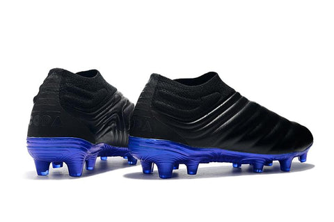Image of Adidas Copa 19+ FG Black Blue Studs - KicksNatics