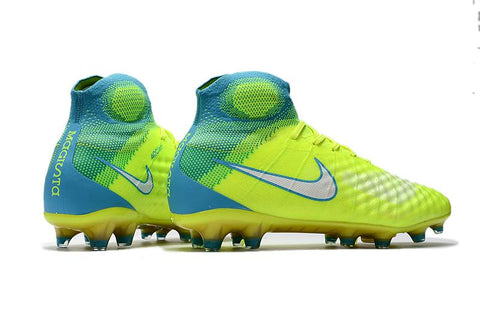 Image of Nike Magista Obra II FG Light Green & Blue - KicksNatics