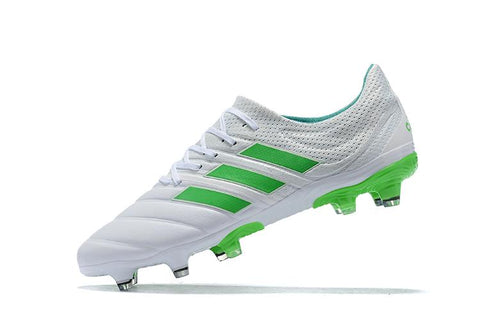 Image of Adidas Copa 19.1 FG White Green - KicksNatics