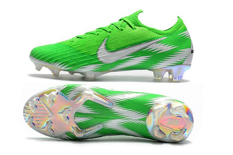 Image of NIKE Mercurial Superfly VI 360 Elite FG Green White Low Cut - KicksNatics