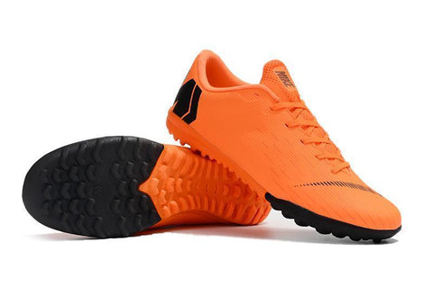Image of Nike Mercurial VaporX XII Academy Turf Soccer Cleats Orange Black - KicksNatics