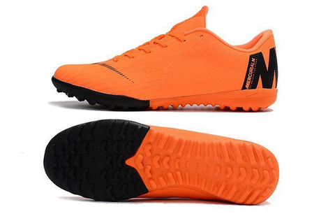 Image of Nike Mercurial VaporX XII Academy Turf Soccer Cleats Orange Black - KicksNatics