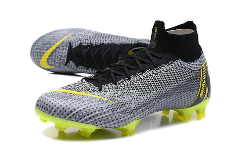 Image of NIKE Mercurial Superfly VI 360 Elite FG Grey Yellow - KicksNatics